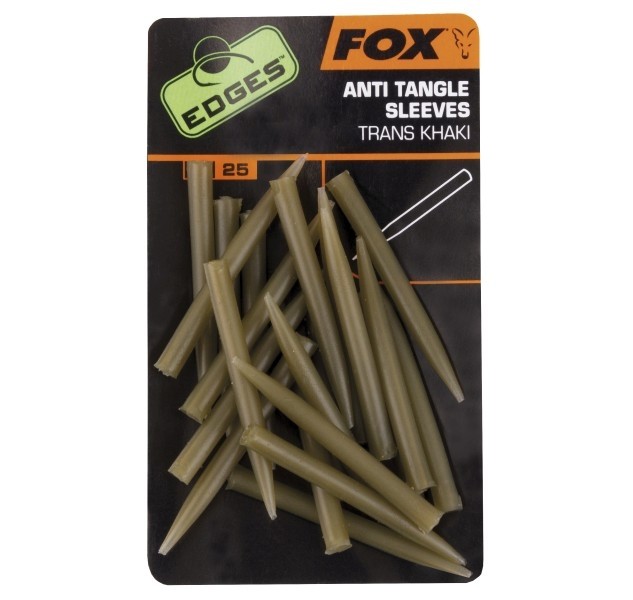 ANTI-TANGLE FOX EDGES™ SLEEVES TRANS-KHAKI, 25BUC/PLIC